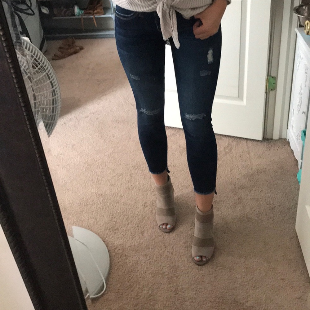 YMI Distressed Skinny Jeans